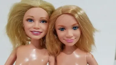 Mary-Kate / Ashley  Olsen - Barbie Dolls Dual Twins Mattel OOAK Y2K Celebrity • $34