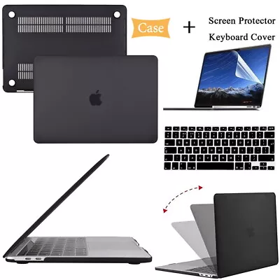 £11.99 • Buy Hard Case Cover +keyboard Skin+Screen Protector For Apple Macbook 12/Air /Pro