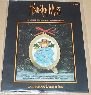 1993 P Buckley Moss Ltd Edition Girl W/ Wand Cross Stitch Christmas Ornament Kit • $12