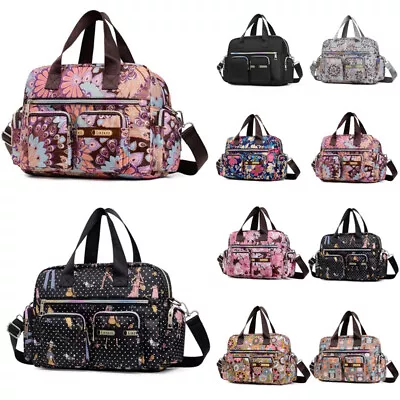 Ladies Handbag Multi Pockets Tote Bag Women Detachable Large Capacity Purse Bags • £7.77