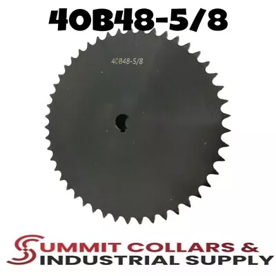 #40 Roller Chain Sprocket B Type 5/8  Bore 48 Tooth 40B48-5/8 • $29.99