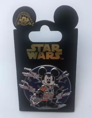 Disney Star Wars Mickey Mouse As X-Wing Fighter Pilot Pin New • $9.97