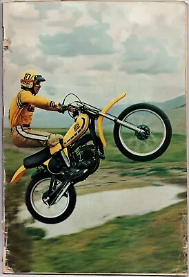 Vintage Motocross Yamaha 1976 YZ125 13 X19  Large MX VMX ArtPrint • $14.95