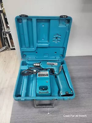 Vintage MAKITA 6012HD Cordless Drill DC9100 Fast Charger Metal Case WORKS • $25.59