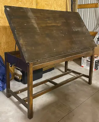 Vintage Large Drafting Table 36 X 72 • $450