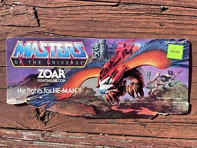 MOTU Vintage ZOAR Cardback Masters Of The UniverseOriginal He Man • $6.99