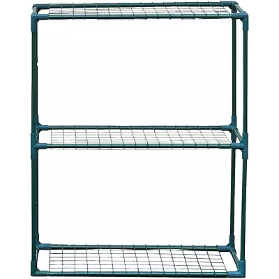 Garden Grow Greenhouse Shelving Unit Steel 3Tier Staging Storage Outdoor Racking • £24.99