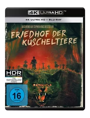 Friedhof Der Kuscheltiere - Fred Gwynne  2 Ultra Hd Blu-ray Neu • £42.94