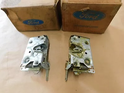 NOS OEM Ford 1971 1972 1973 Mustang Door Latch Pair + 71 Torino + LTD + Pinto ++ • $369