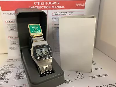 $199 • Buy Citizen Crystron Dual Time Chronograpf Ref.4-097351 TA Collectible Vintage Watch