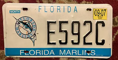 Florida Miami Marlins Major League Baseball Mlb Team Specialty License Plate • $49.99