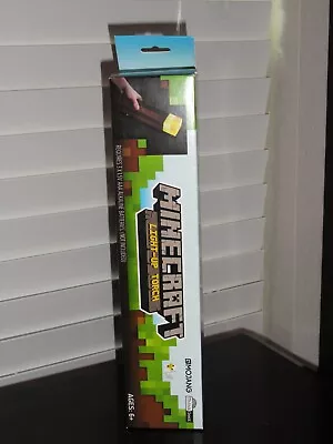 Thinkgeek 2014 Mojang Minecraft 11  Light-up Torch (batteries Not Included) • $33.49