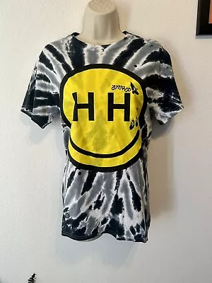 Miley Cyrus Happy Hippie Foundation Smiley T-Shirt Sz S Tie-Dye Top Merch Rare • $19.50