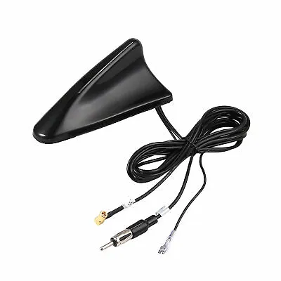 DAB Car Aerial Antenna SMB Adapter AM/FM Shark Fin Roof Mount Aerial For Kenwood • £28.62