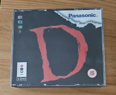 Rare Panasonic 3DO D Horror PAL UK 1995 Tested 2x Disc + Manual COMPLETE  • £91.99