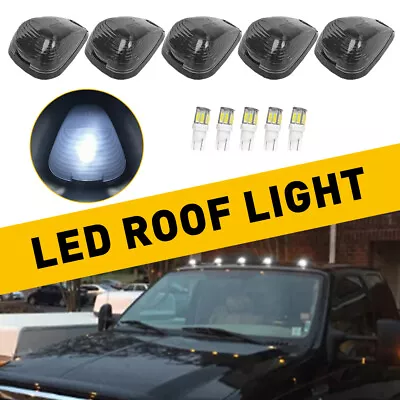 5pcs White Cab Marker LED Roof Light For Smoked 99-16 Ford F250 F350 F450 Pickup • $20.99