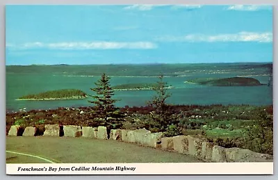 Mount Desert Island Maine Bar Harbor & Porcupine Islands Chrome Postcard • $2.75