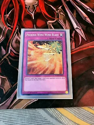 Yugioh Tcg Phoenix Wing Wind Blast Fuen-en044 Super 1st Edition  • $3