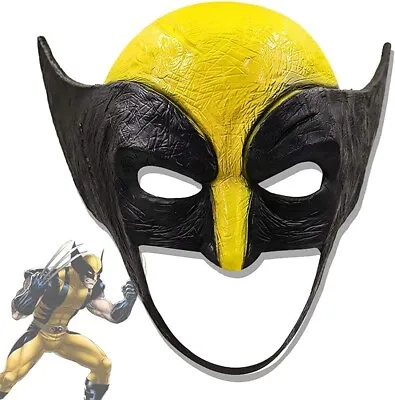 X-Men Wolverine Latex Mask Cosplay Marvel Fancy Dress Halloween  • £10