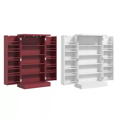 41  Kitchen Pantry Storage Cabinet Freestanding Kitchen Cabinet With Two Doors • $119.99