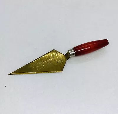 Rare 1959 Masonic Brass Trowel Letter Opener Paul Revere Lodge No 462 Art 27 • $62.22