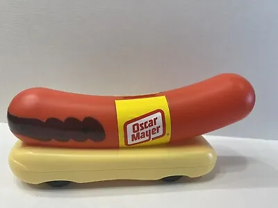 Oscar Mayer Wiener Mobile Rolling Coin Bank Vintage Plastic Advertising Promo 9  • $18