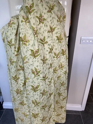 £24.99 • Buy Vintage 70s Sanderson ‘christabel’ Cottage Core Country Floral Curtains