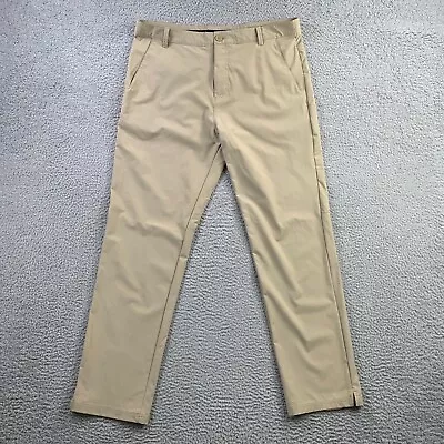 Oakley Pants Mens 36 (Actual 37x31) Beige Chino Golf Performance Stretch • $25.88