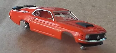 Autoworld 1970 Ford Mustang Boss 429 Thunderjet HO Slot Car Body Fit Aurora Dash • $15