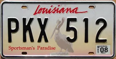 Louisiana Pelican Bird Real Authentic License Plate Auto Number Car Auto Tag La • $9.89