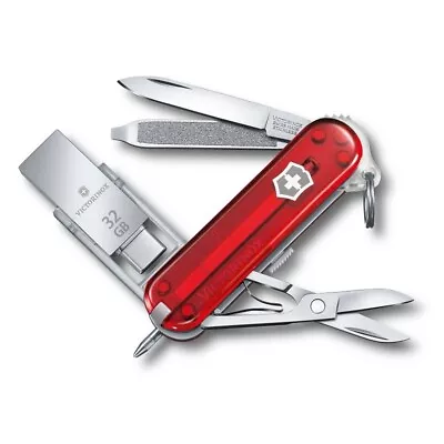 VICTORINOX USB 32GB Knife Ballpoint Pen VICTORINOX @WORK 32GB USB3.1 & USB3.0 • $82.49