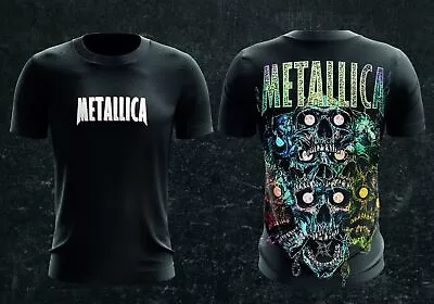 Best Choise - Metallica Mad 3Skull Rock Band 3D Quick Dry T-Shirts S - 5XL • $28.99