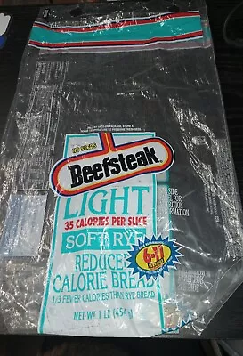 Vintage Beefsteak  Bread Plastic Bag 1995 Interstate Brands Corporation   • $3