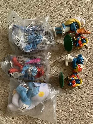 Mcdonalds Toys Smurfs X7 • £5