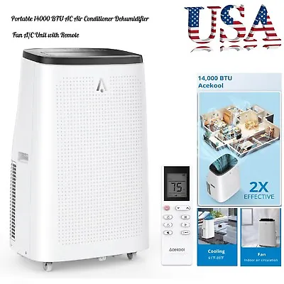 $421.04 • Buy 14000 BTU Personal Portable Air Conditioner Humidifier Purifier Air Cooler Fan