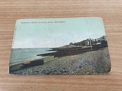 Postcard - Tankerton Beach Whitstable Kent Posted 1909 • £2.50
