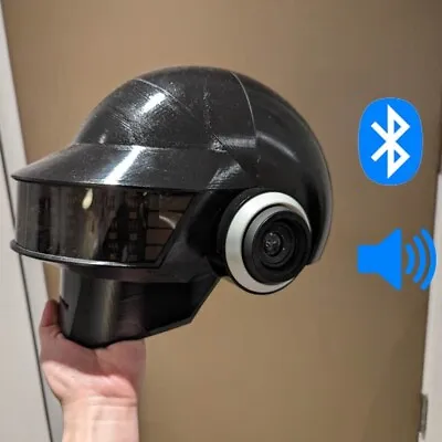 Daft Punk Thomas Helmet With Bluetooth Speaker LED Matrix And See-through Visor • $869.16