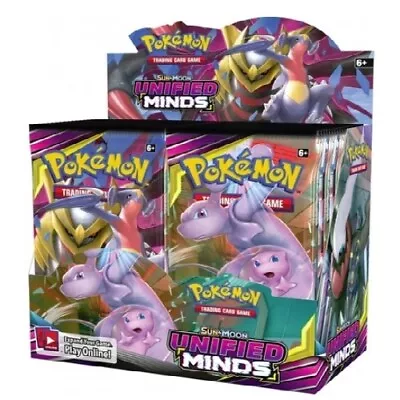 Pokemon TCG Sun Moon Unified Minds Booster Box Factory Sealed Trading Card Game • $648.99