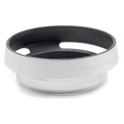 1x Lens Hood Metal Universal 46mm Silver For Panasonic Lumix G 25 Mm F1.7 • £12