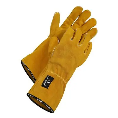 ArmaDEX 9012 Tan Leather MIG/ARC Welding  Gauntlet Glove • £9.95