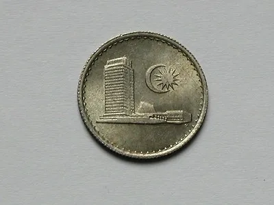 Malaysia 1967 5 SEN Coin AU++ With Toned-Lustre • $4.54