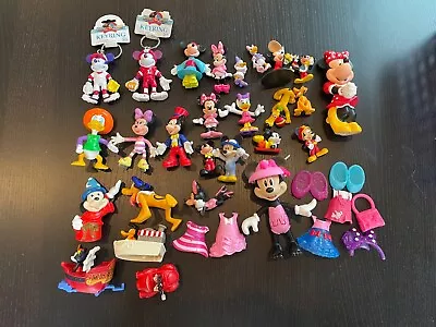 Disney Toy Figures Mickey Mouse Clubhouse Minnie Snap On Pluto Goofy Daisy  • $17.95