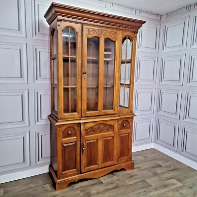 Vintage Solid Wood Antique Style Dresser Farmhouse Wall Display Unit Kitchen • £289.99