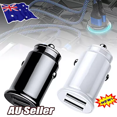 USB Dual Charger Car Socket 12V Cigarette Lighter Power Adapter TM • $8.96