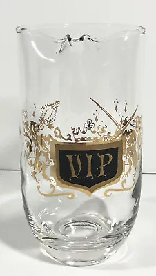 VIP Roly Poly Cocktail Glass Pitcher Mid Century Vtg Barware 6 1/4  • $24.99