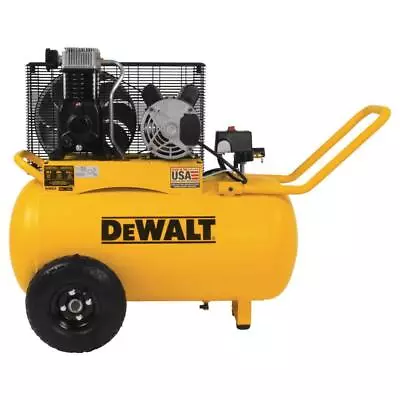 DEWALT Horizontal Electric Air Compressor 20 Gal. 200 PSI Oil Lubed Belt Drive • $831.69