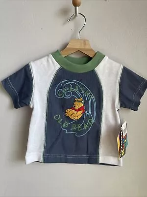 NWT Disney Winnie The Pooh Short Sleeve T-Shirt Size 3-6M 2000 Vintage Y2K • $6.99