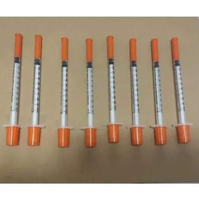 20 Pack 1Ml 0.3X13Mm Syringe 30G Plastic Multiple Uses Measuring Tools Durable • $17.89