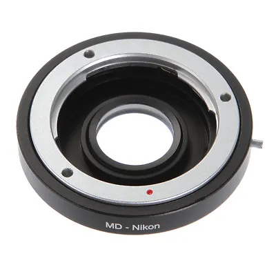 Minolta MD Manual Lens To Nikon F DSLR Camera Adapter Ring +Glass Focus Infinity • $28.74