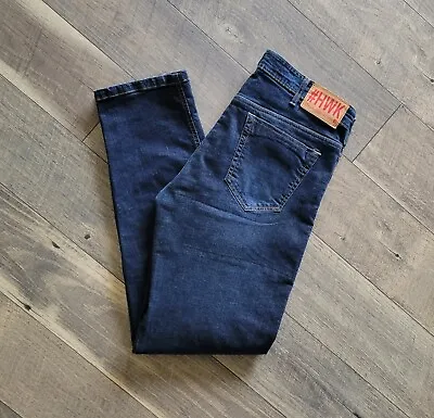 HWK Motorcycle Jeans Blue 36x32 Aramid Lined All Weather RARE (No Kneepads)  • $34.99